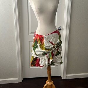 Farm Rio wrap skirt women size medium